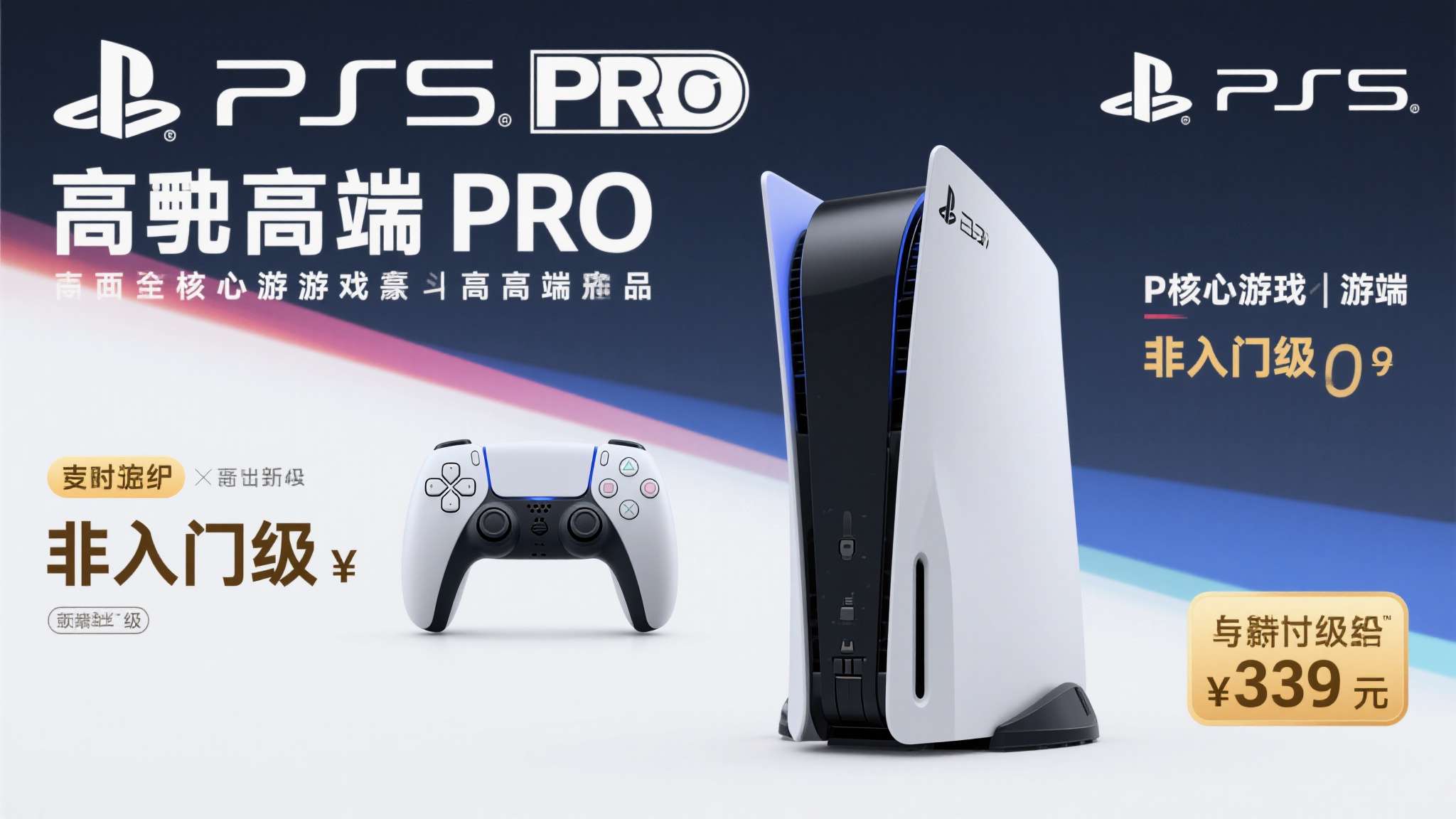 PS5 Pro的高端定位：作为面向核心玩家的旗舰产品，PS5 Pro本身售价已处